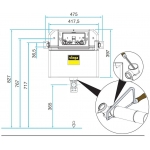 Viega 藏牆式水箱系統套裝：Prevista水箱連支架 (1140mm) + Visign for Style 20沖水面板 (鍍鉻色)